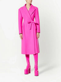 Valentino - Diagonal Bow Long Coat