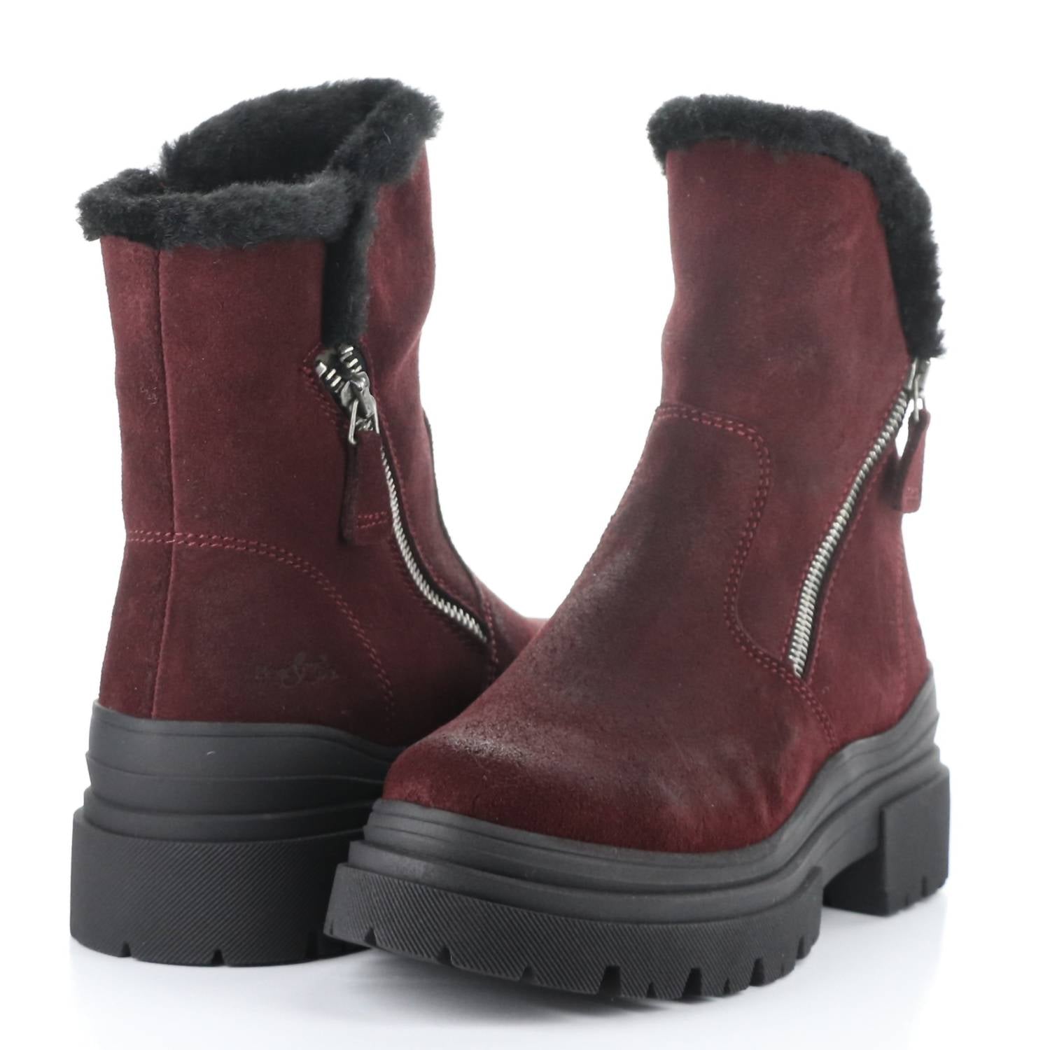 Bos. & Co. Women's Rocky Boots in mulberry black - women's shoe - view 7