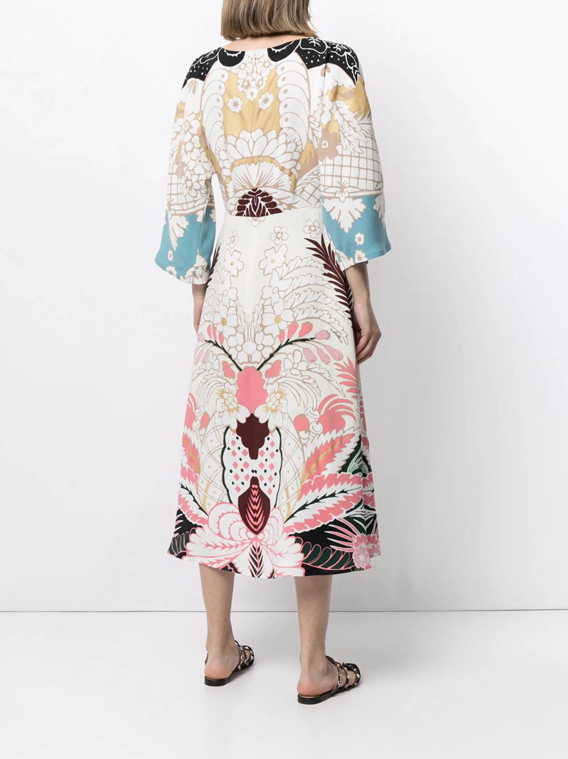 Valentino Cady Printed Dress in multi - women's dress - view 19
