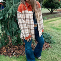 Blue Buttercup - Corduroy Flannel Shacket