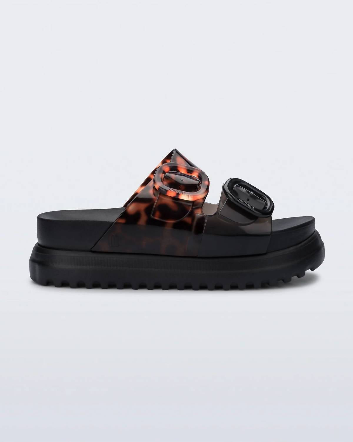 melissa Women's Cara Cozy Platform Sandals in black - women's sandal