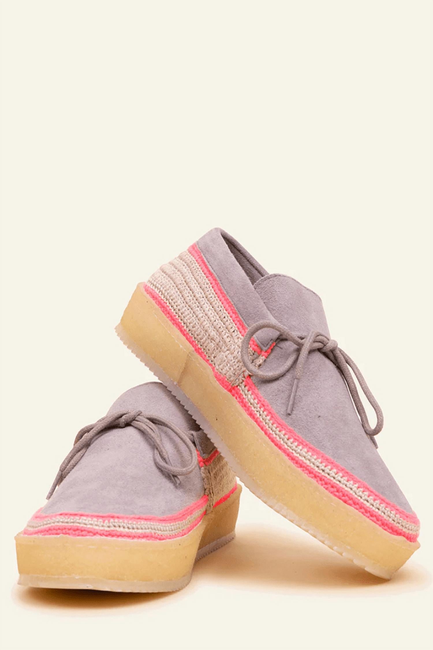Laidback London - Women's Komo Crochet Moccasin