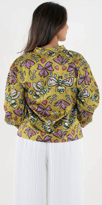 Emily Mccarthy - Lolli Blouson Sleeves Top