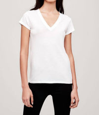L'Agence - Becca V Neck Tee