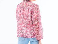 Mary Square Brianna Daydreaming Top in pink - women's blouse - view 4