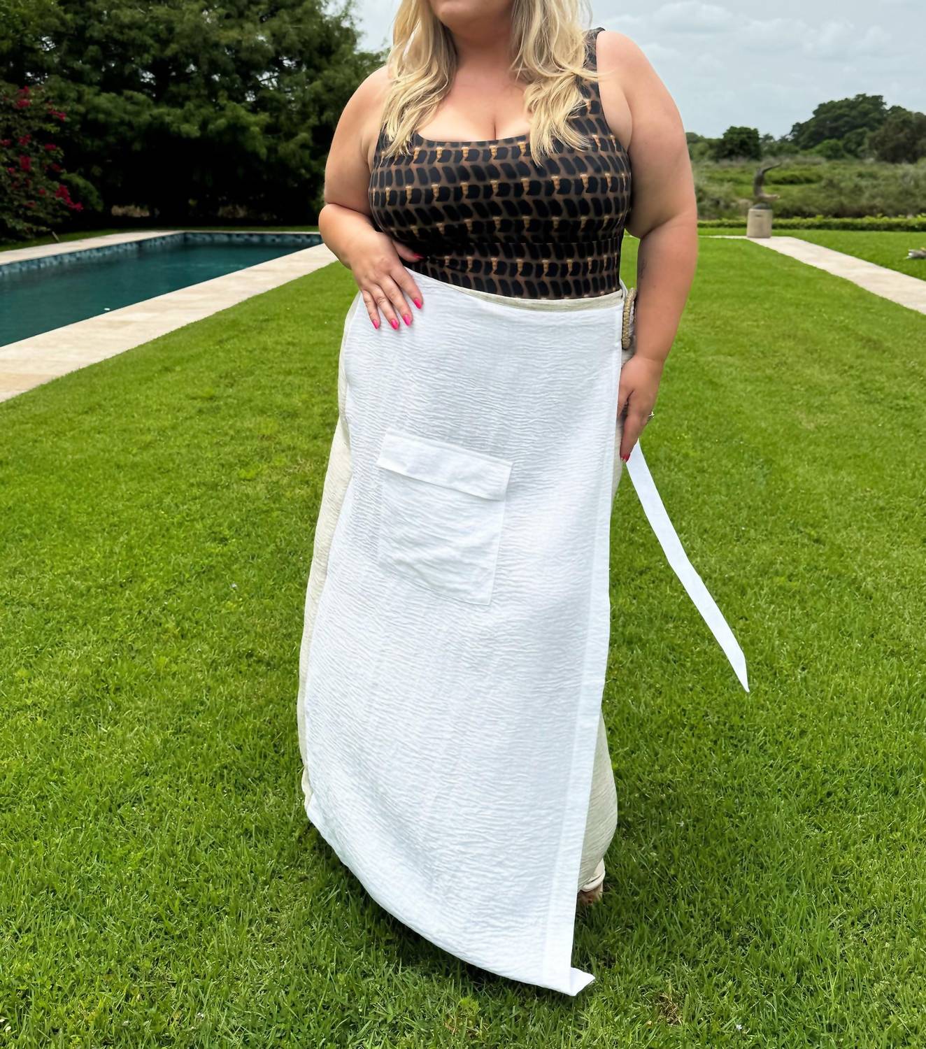 Adriana Contreras - Linen Maxi Skirt - Plus