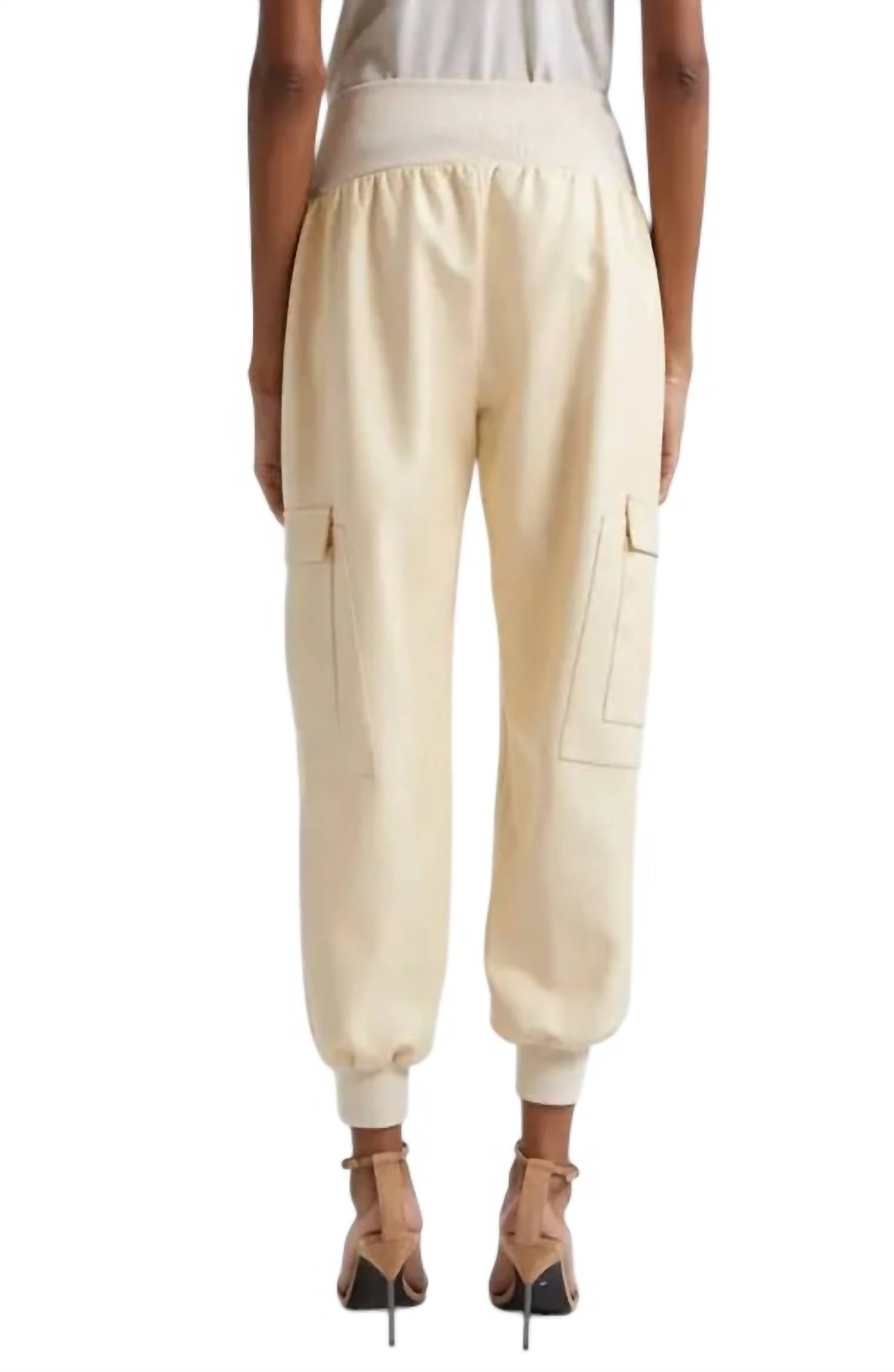 Cinq A Sept - Giles Faux Leather Jogger Pants