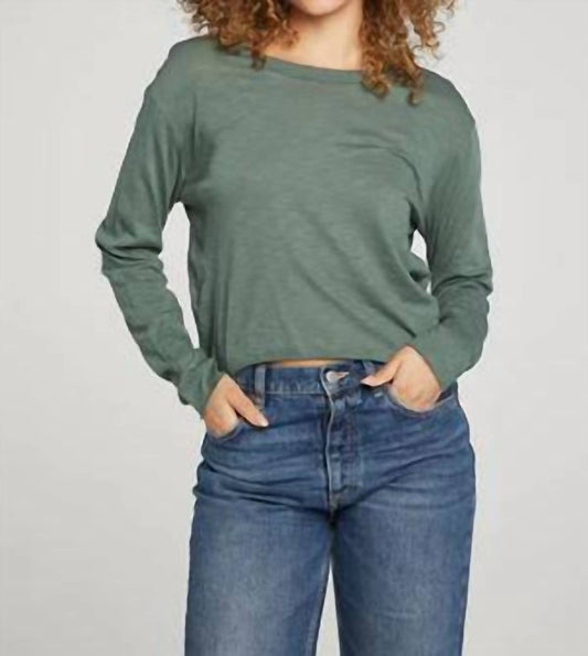 Chaser - Long Sleeve Cropped Top