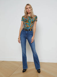 L'Agence - Selma Sleek Baby Boot Cut Pants