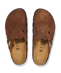 Birkenstock - Unisex Boston Chunky Suede Leather Narrow Fit Clogs