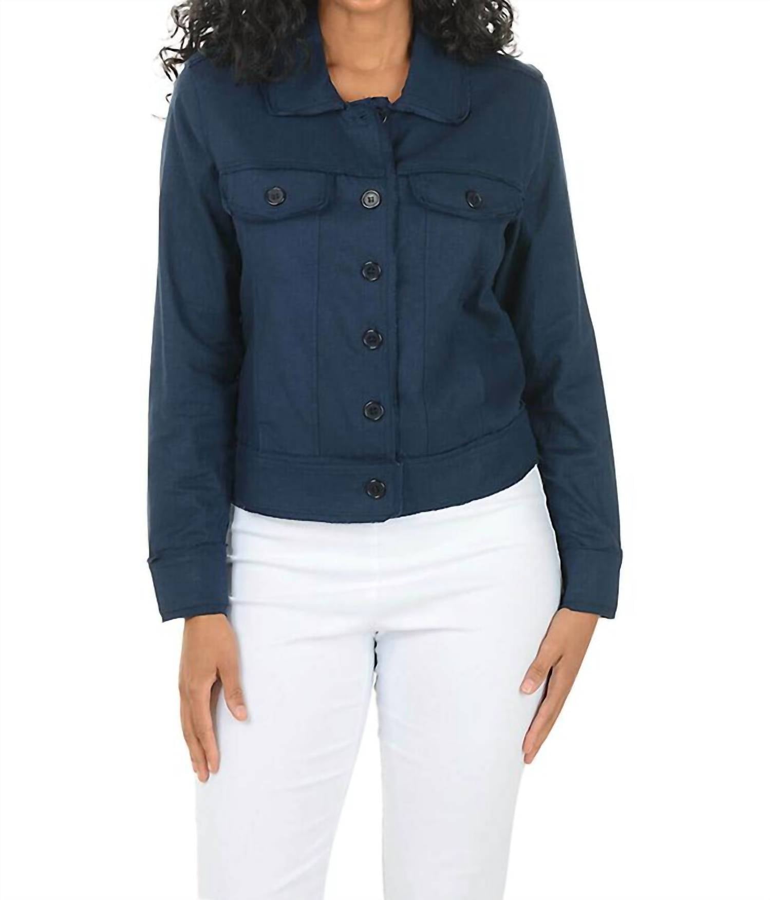 Tango Mango - Button-front Frayed Jacket
