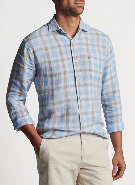 Peter Millar - Long Sleeve Linen Sport Shirt