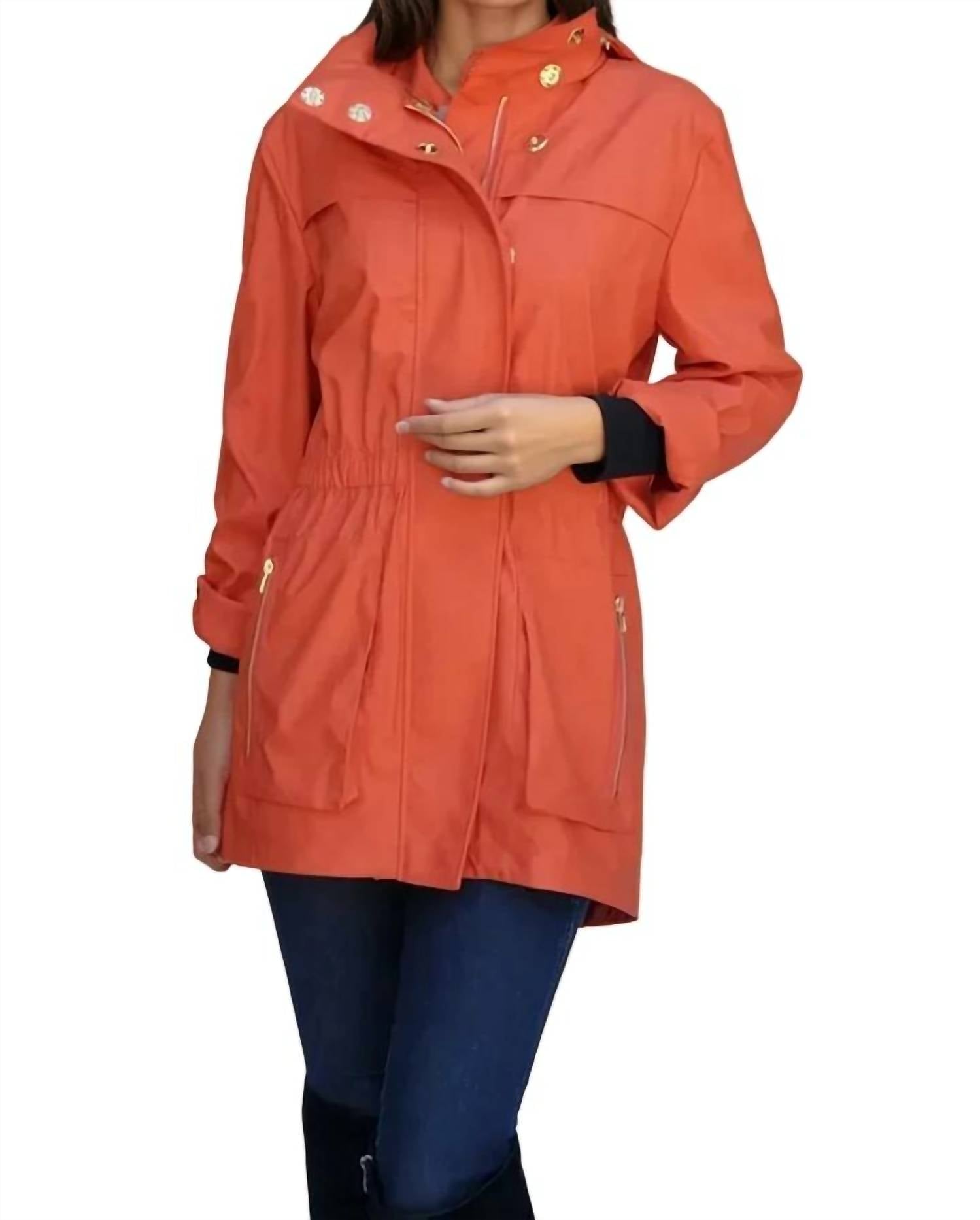 Ciao-Milano - Anna Long Sleeves Rain Jacket