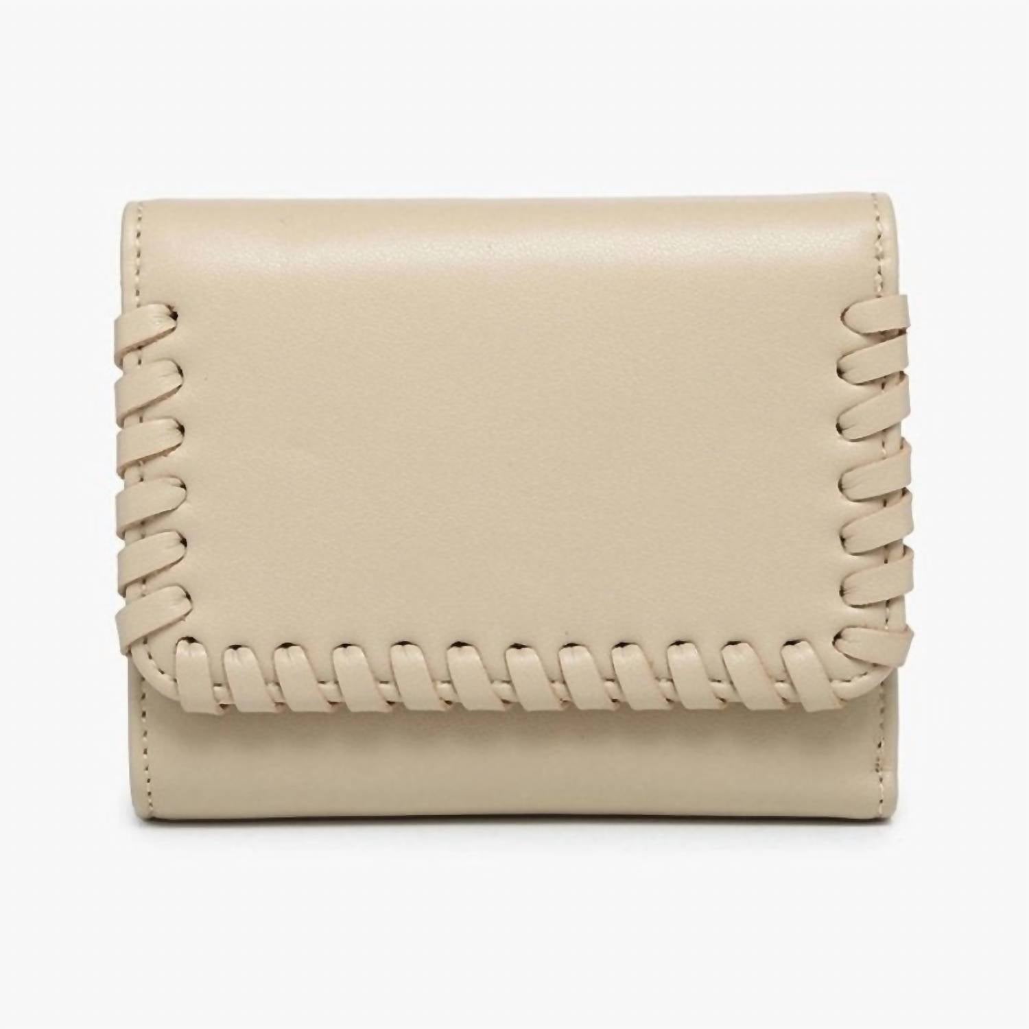 Jen & Co. - Women's Logan Whipstitch Trifold Wallet