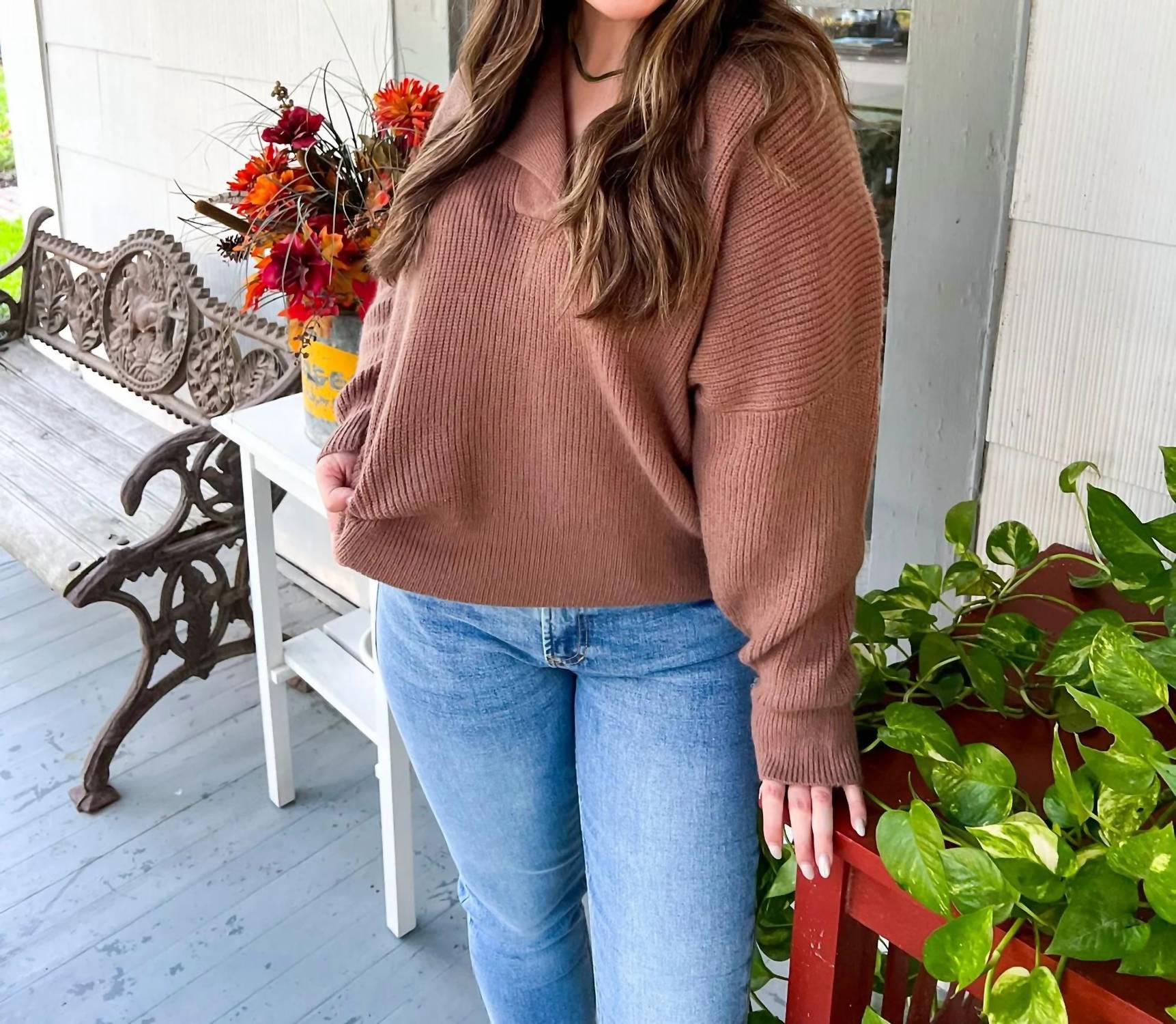 Pinch - Collared Knit Sweater