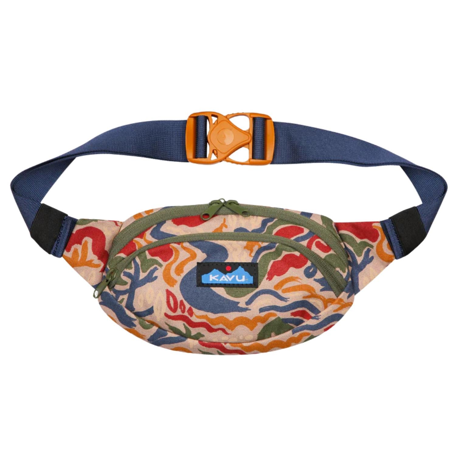 KAVU Women's Spectator Belt Bag Hip Fanny Pack in brush meadow - women's bag