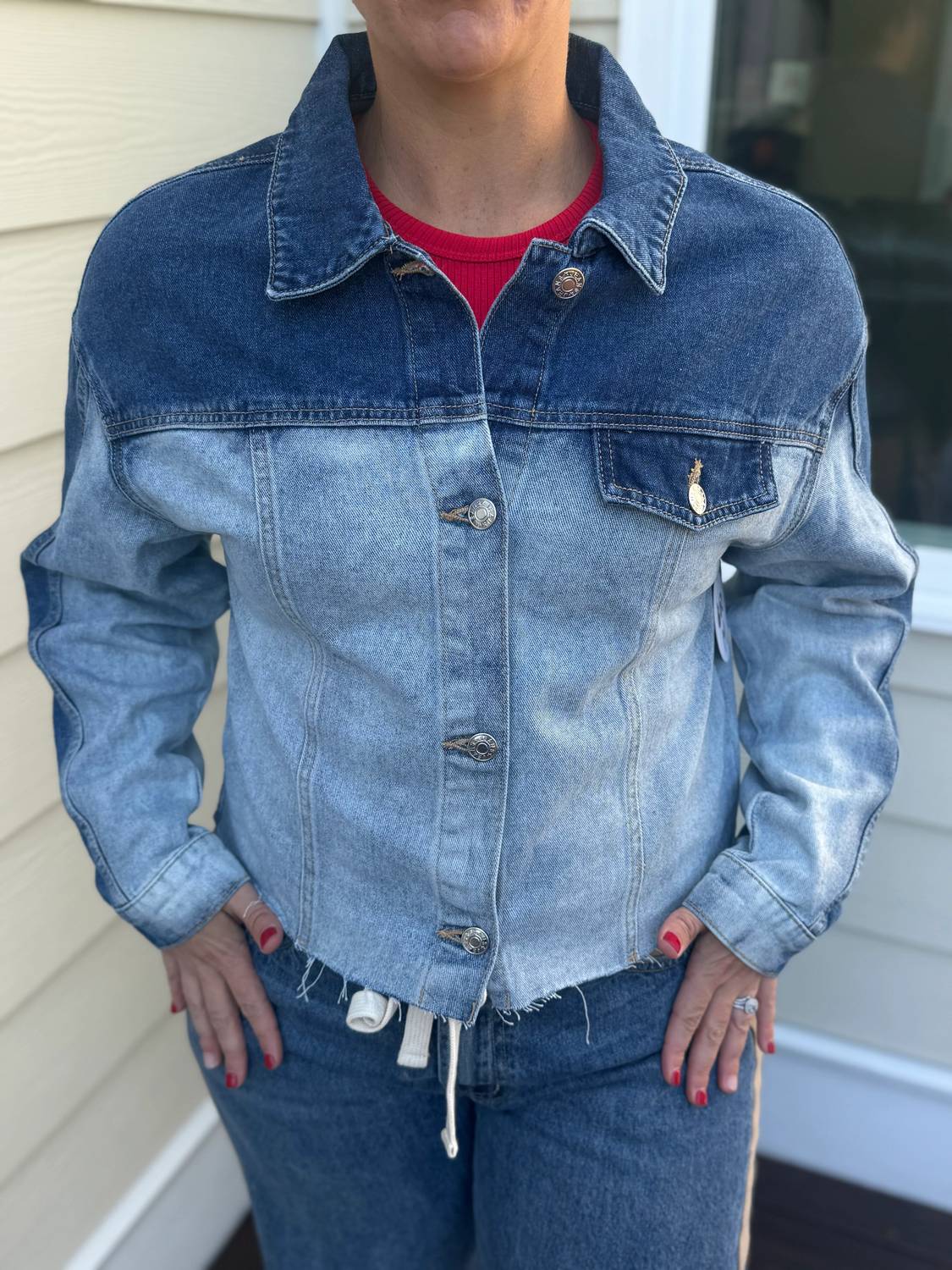 La Society - Gradient Denim Jacket