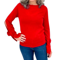 CHIARA BONI Women's Ryzen Mix Sweater in passion - women's sweater