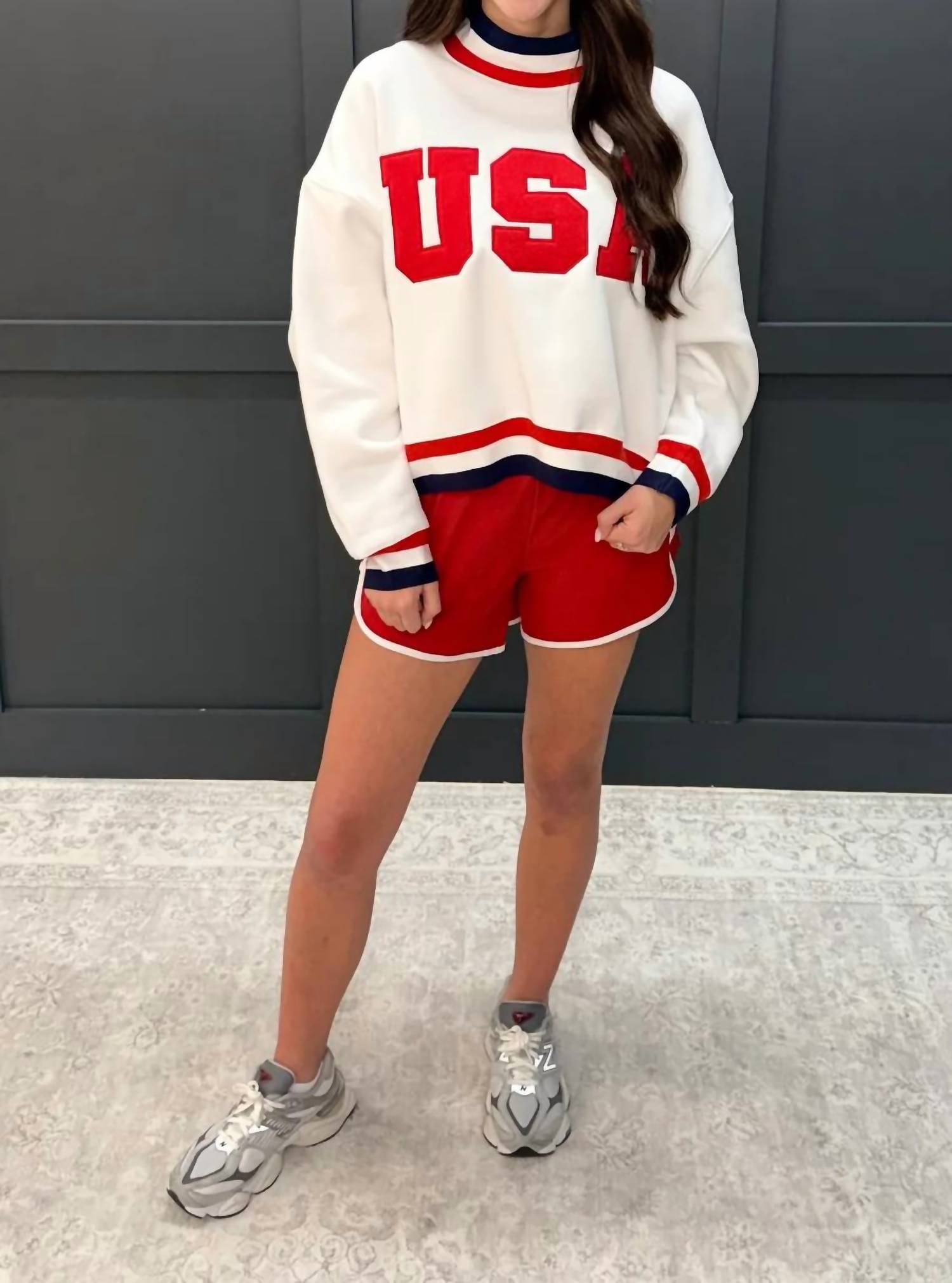 Tcec - Usa Mockneck Pullover Sweater