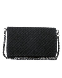 Haute Shore - Women's Lexi Woven Suede Crossbody Bag