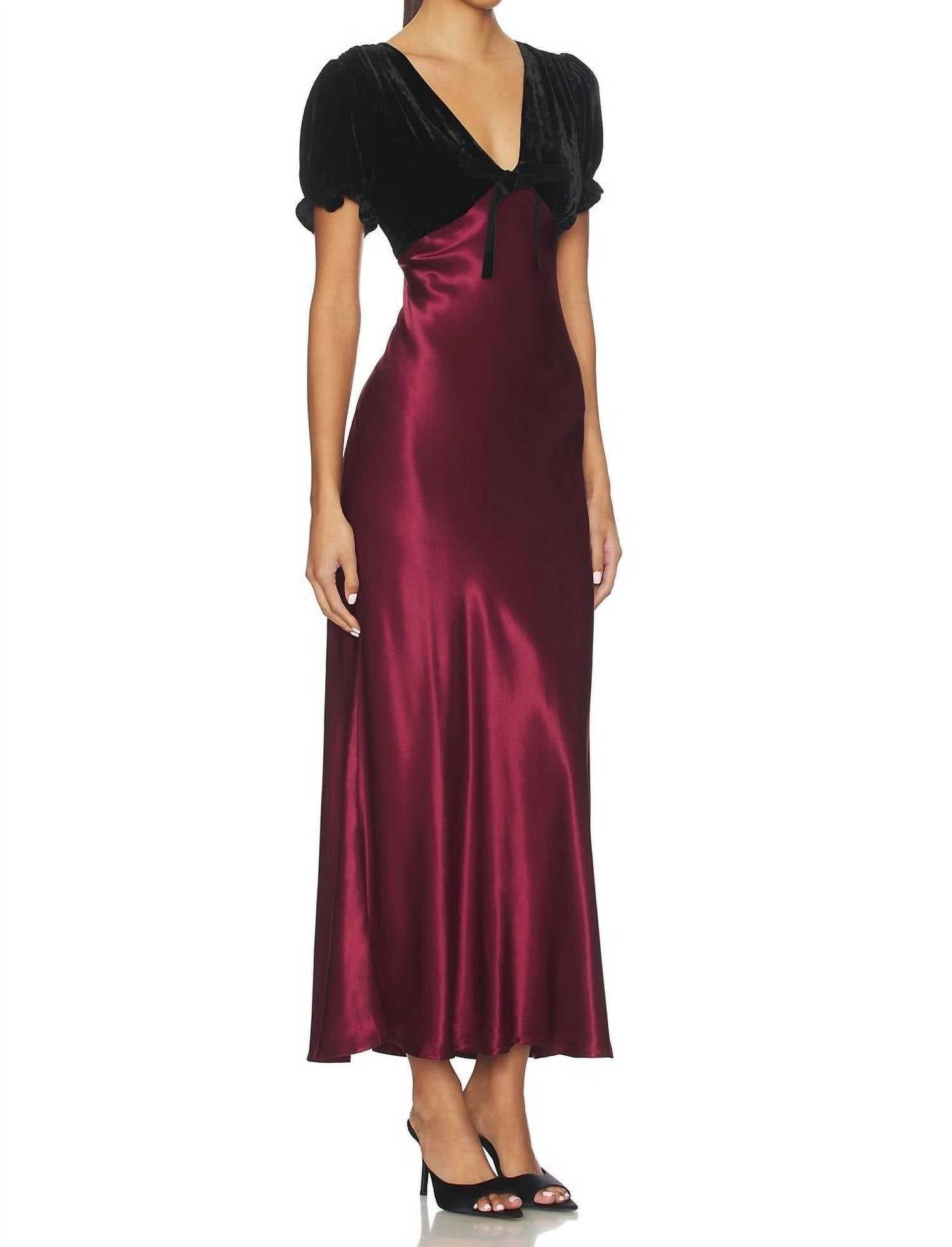 Rails Dory Dress in garnet - women's dress - detail view