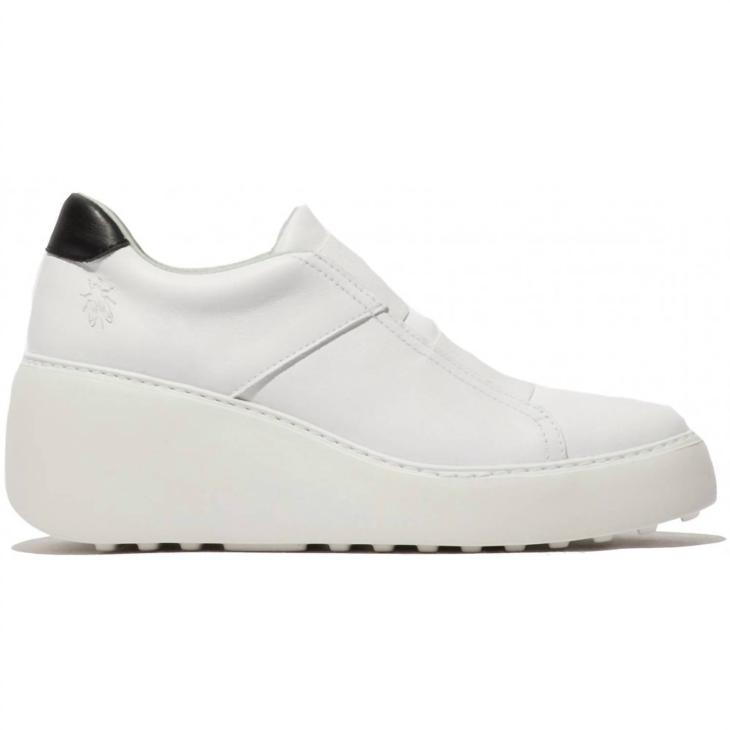 FLY LONDON Women's Dito Wedges Shoes in white - women's shoe