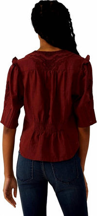 Free People - Cotton Embroidered Blouse