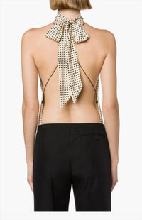 Crêpe de chine bodysuit