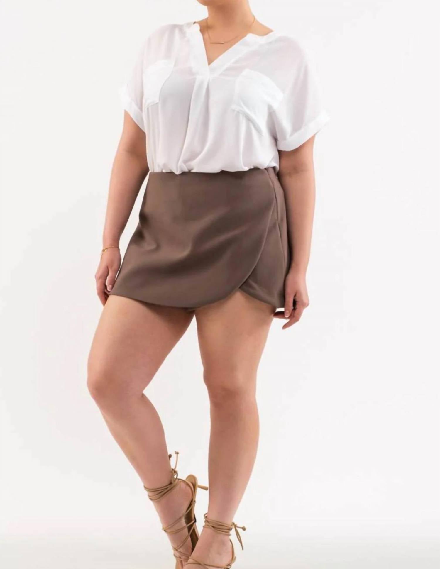 Blu Pepper - Front Pocket Top - Plus