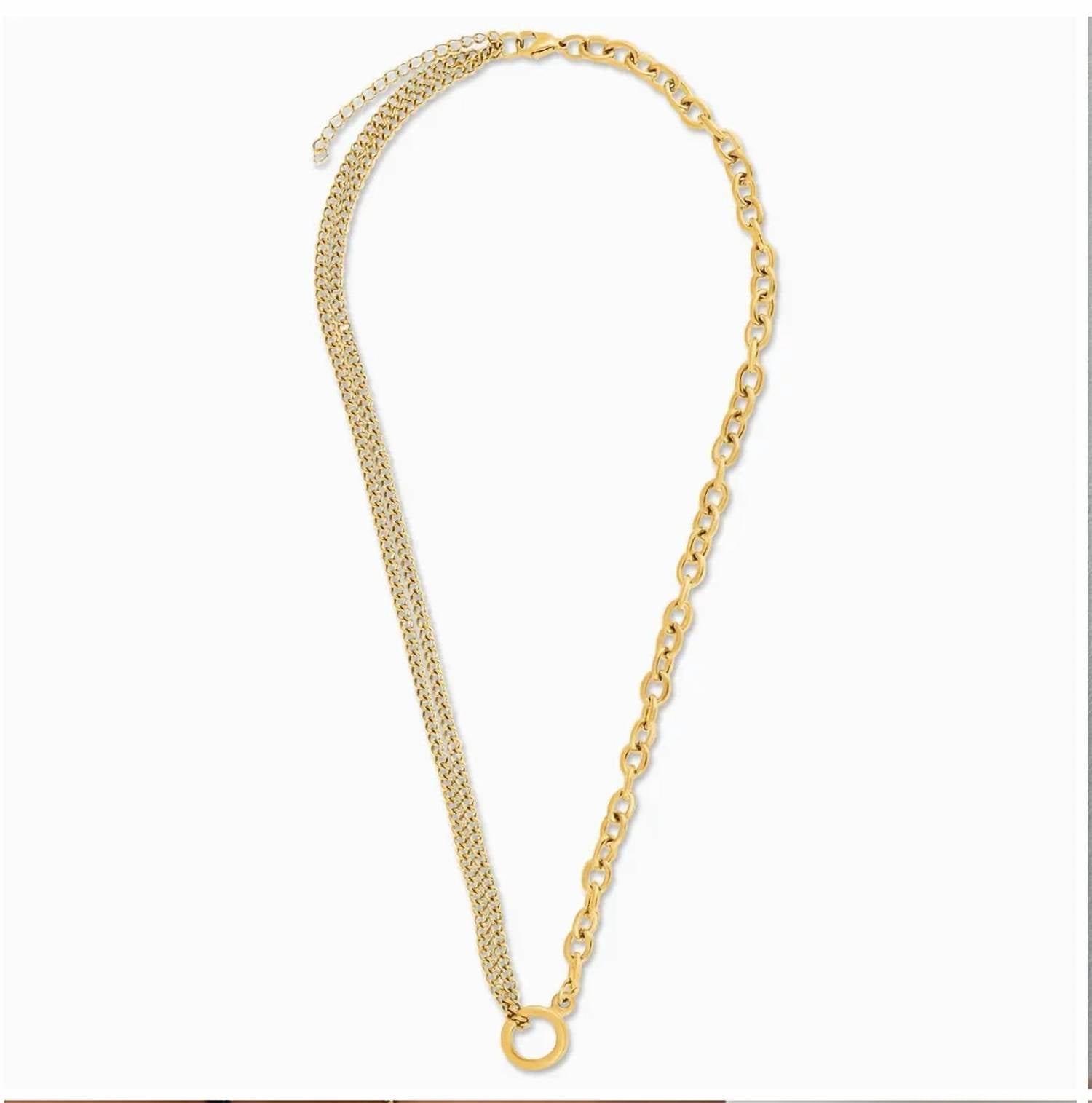 Ellie Vail - Women's Jasper Multi Chain Necklace