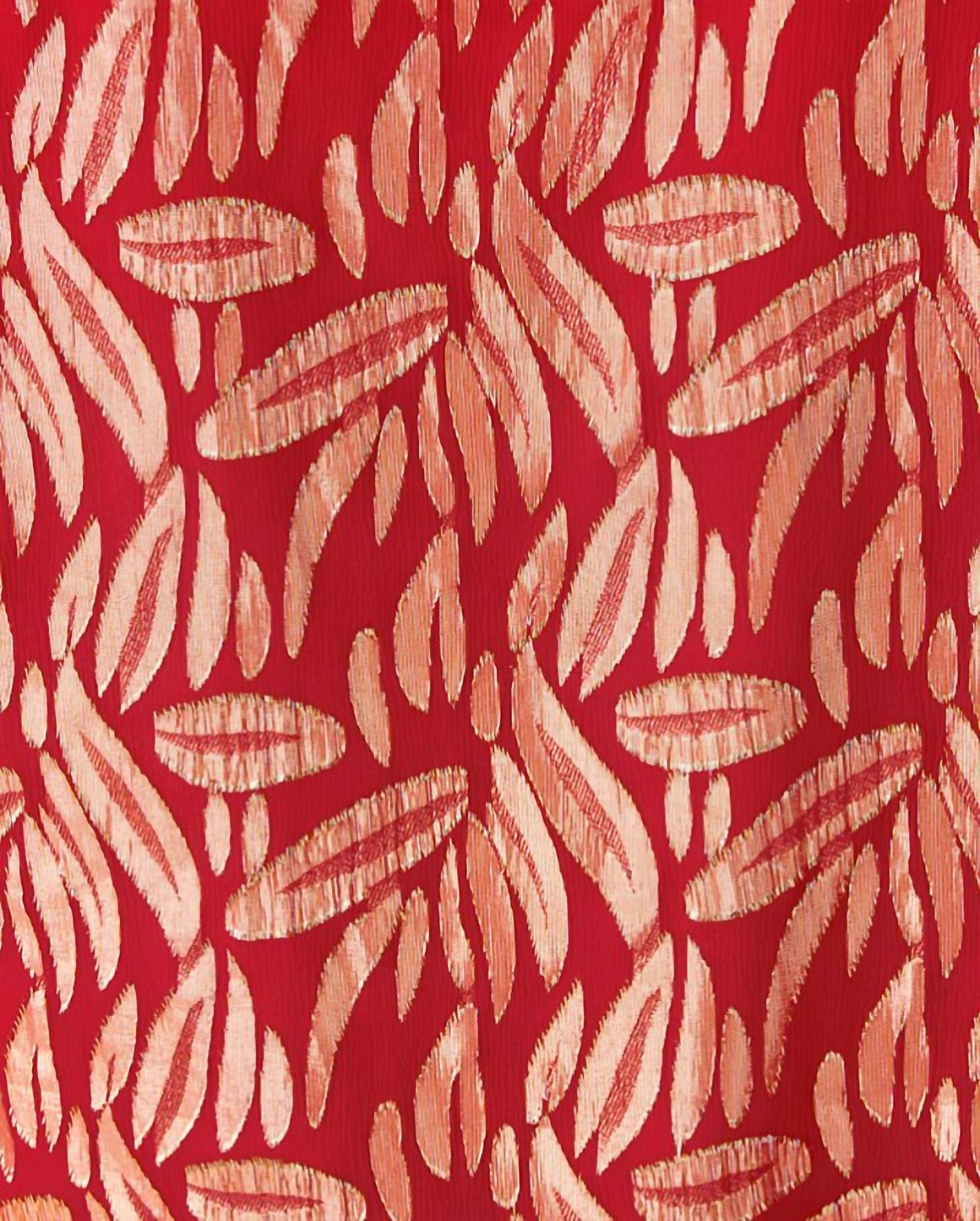 Lilly Pulitzer Giana Long Sleeve Silk Top in red - women's blouse - view 5