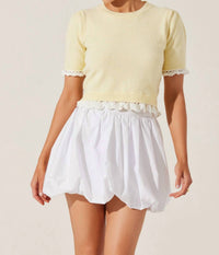 Astr - Libi Bubble Mini Skirt