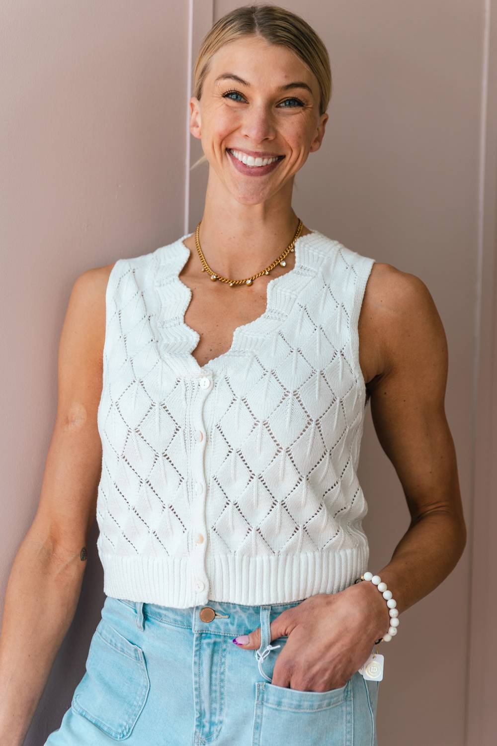 Sage The Label - CONCH SWEATER VEST