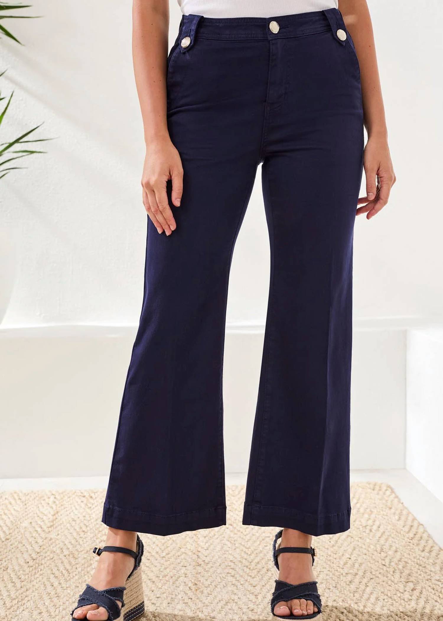 Tribal - Brooke Hugging Marine Palazzo Jeans