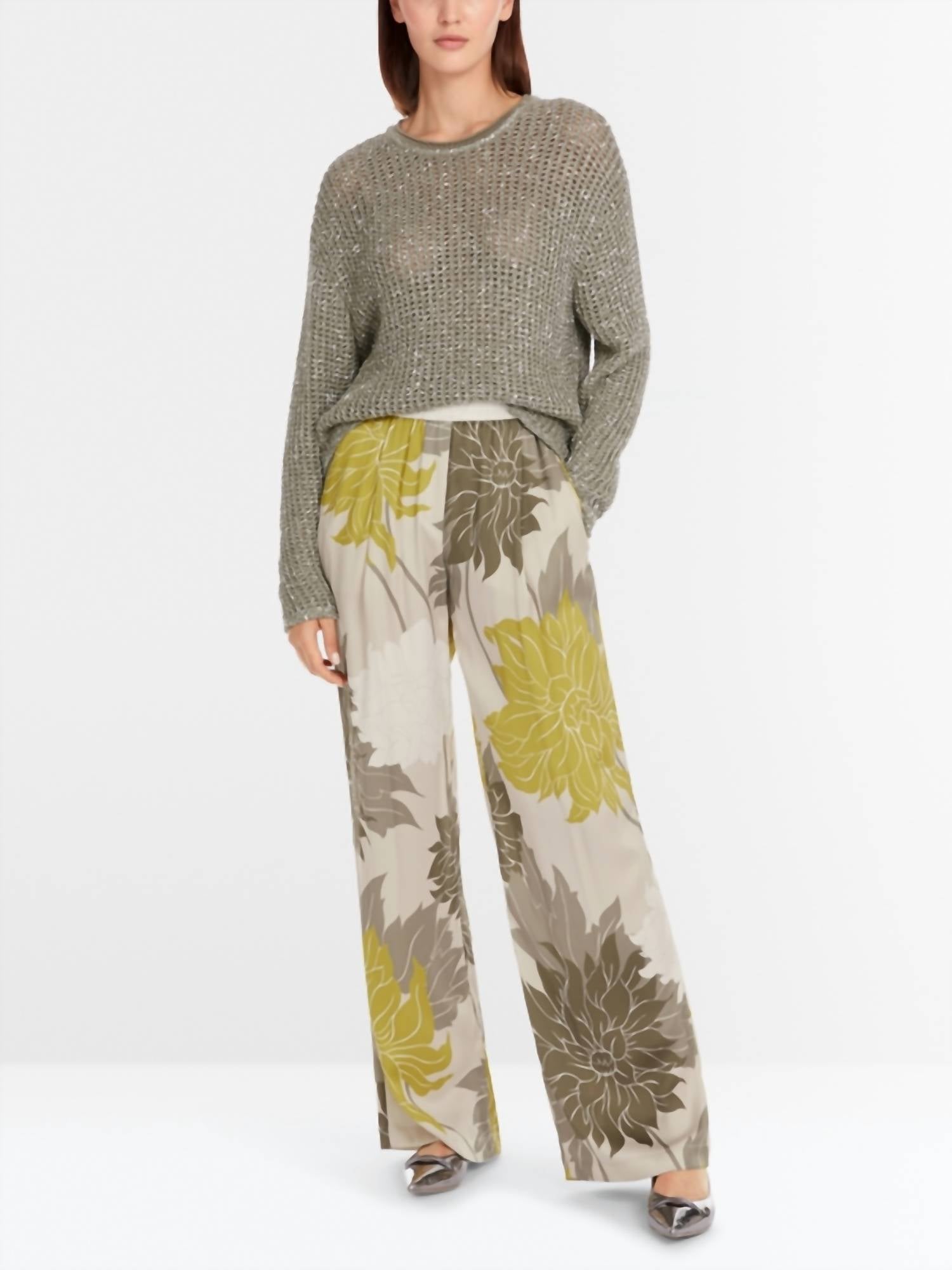 Marc Cain - Sequins Openwork Sweater