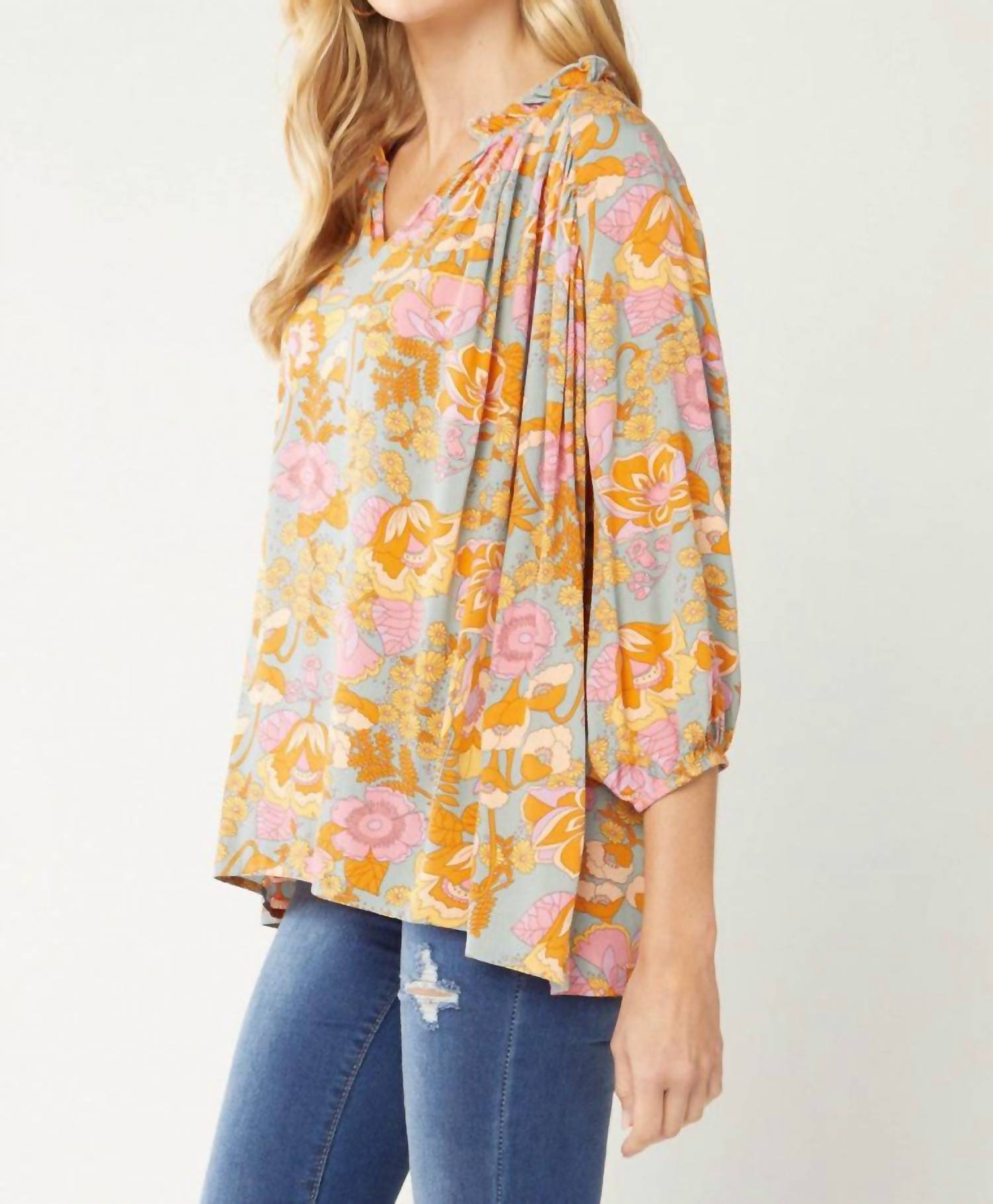 Entro - Honor Floral Top