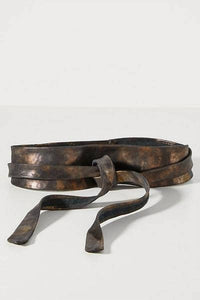 ADA Collection Women's Wrap Belt in midnight bronze black - women's accessory