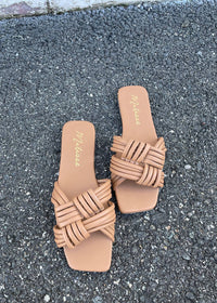 Matisse Women's Knot Square Toe Sandals in tan - women's sandal