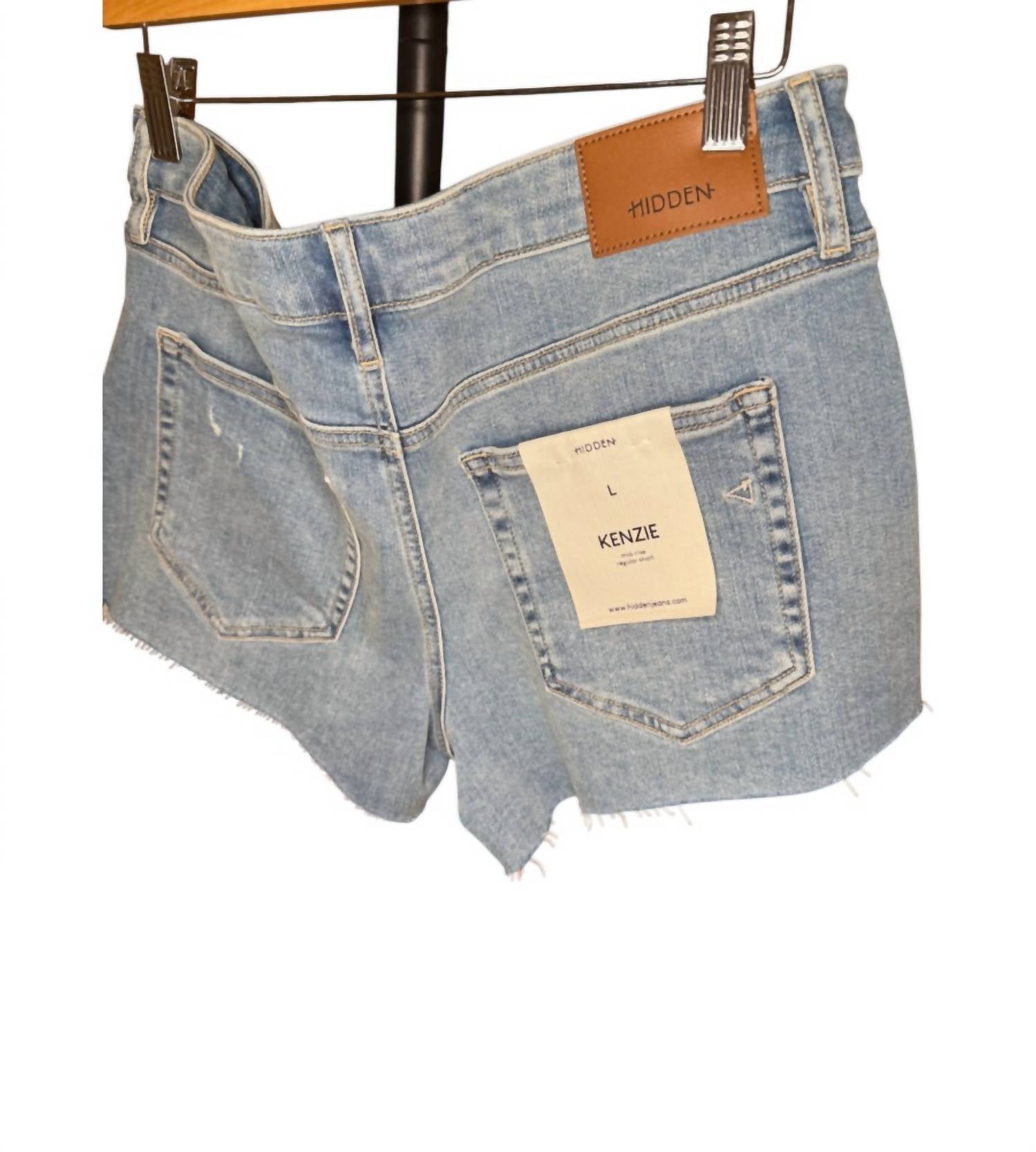 Hidden - Women's Kenzie Mid Rise Denim Shorts