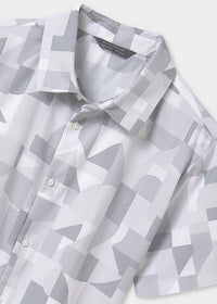 Mayoral - Boys' Geometric Short Sleeve Shirt