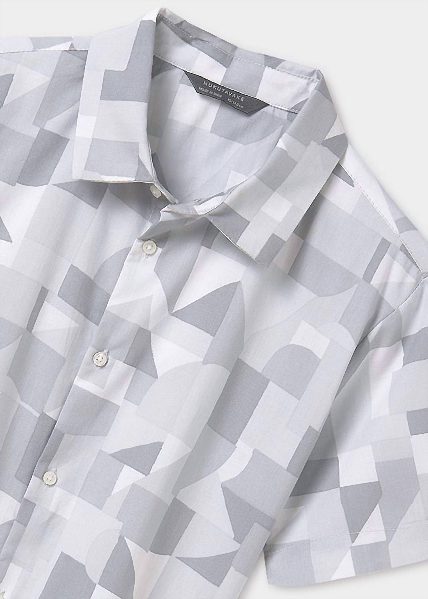 Mayoral - Boys' Geometric Short Sleeve Shirt