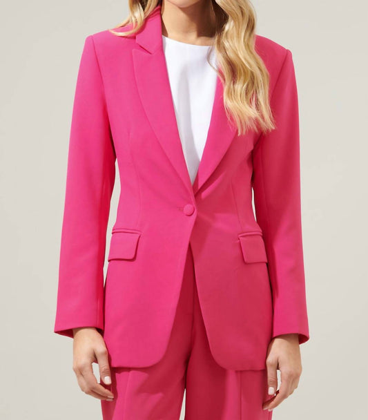 Sugarlips - Chelsea Fitted Notch Lapel Blazer
