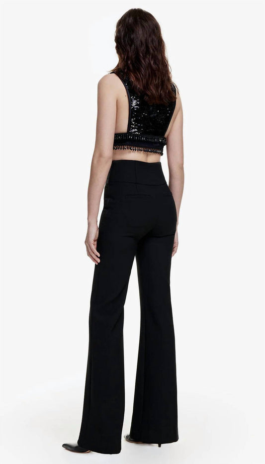 Smythe - Cumberbund Wide Leg Pants
