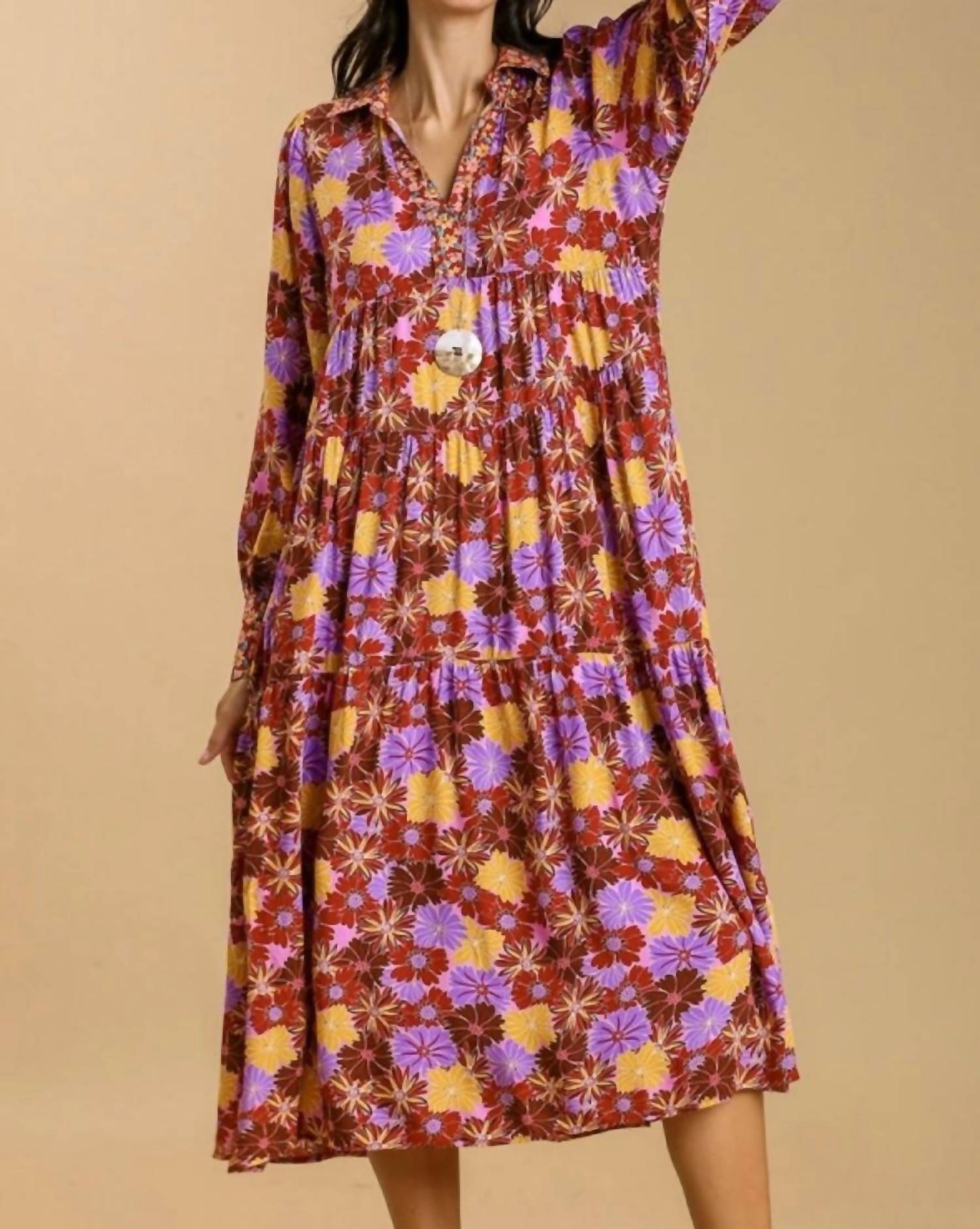 Umgee - Shabby Chic Maxi Dress