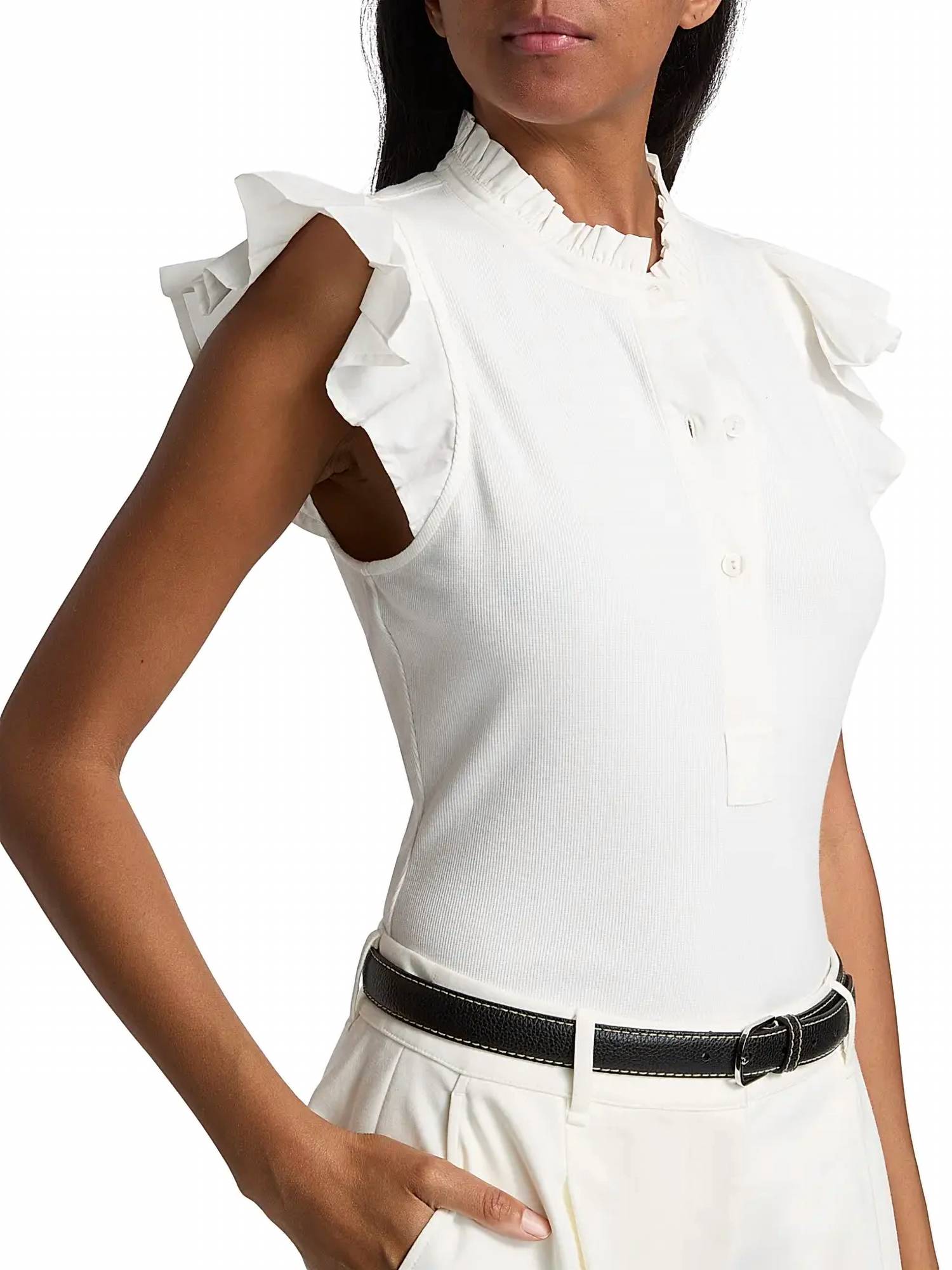 Ramy Brook - Monroe Flutter Sleeve Top