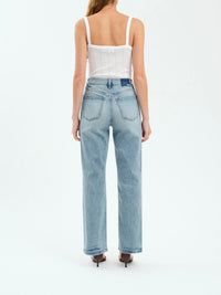 Daze - Sundaze High Rise Straight Denim Jeans