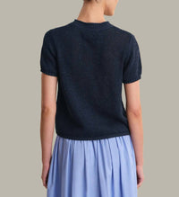 525 America - Roll Edge Short Sleeve Sweater