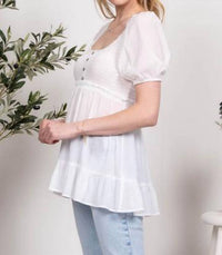 Blu Pepper - Force of Love Babydoll top