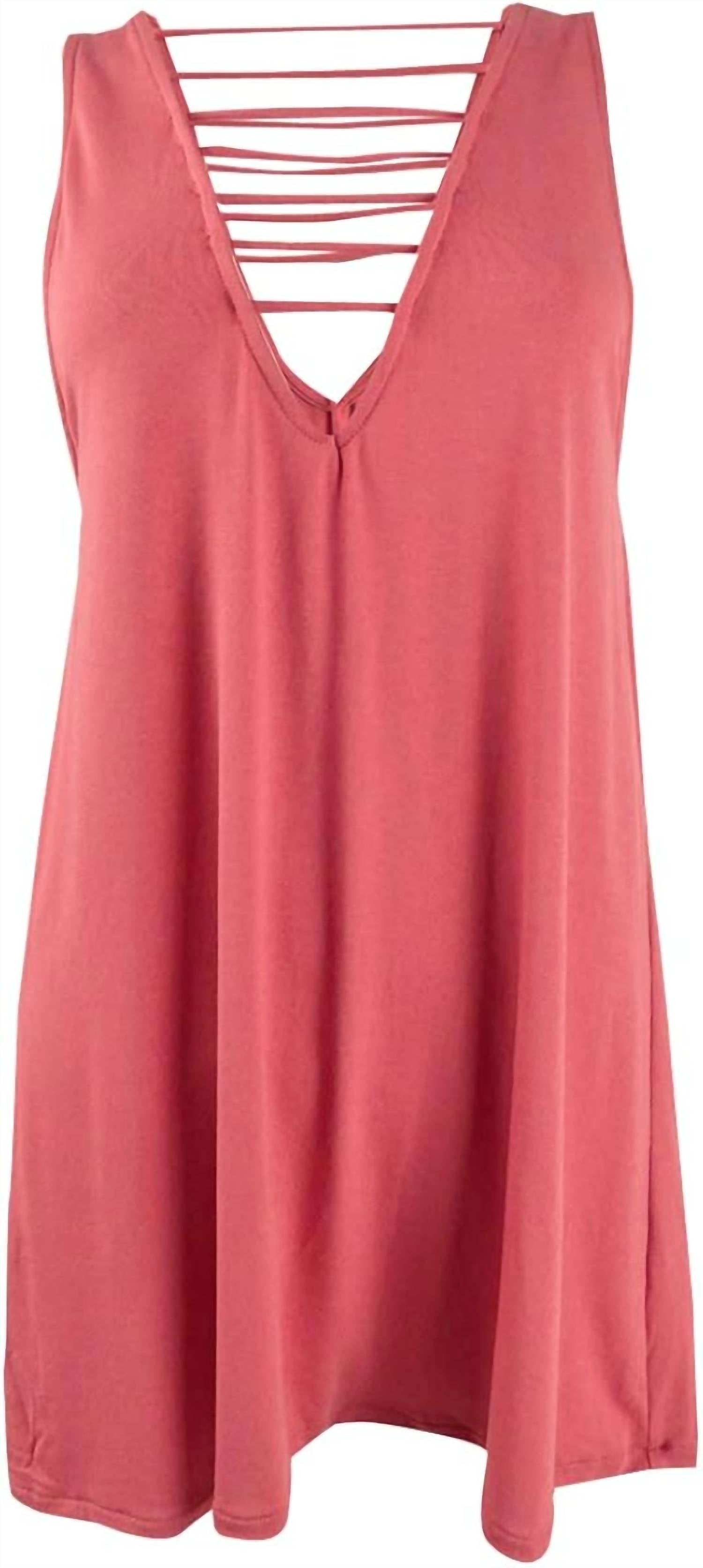California Waves - Women's Lattice Swim Cover Up Dress