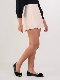 Emily Mccarthy - Tailored Vegan Leather Short